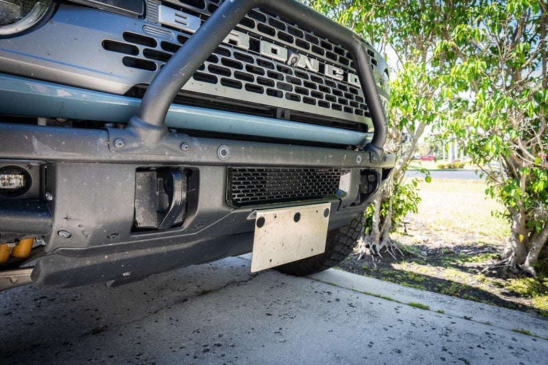 OSD Center Grille Guard Panel - 2021+ Bronco (HD Modular Bumper) - StickerFab