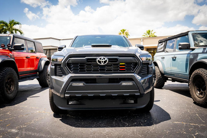 TRD Style Heritage Grille Tri Bar Overlays - 2024+ Tacoma - StickerFab