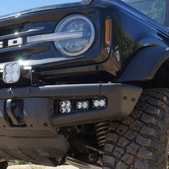 Baja Designs Squadron Pro / Dual S2 Sport Triple Bumper Fog Light Kit - 2021+ Bronco (HD Modular Bumper) - StickerFab