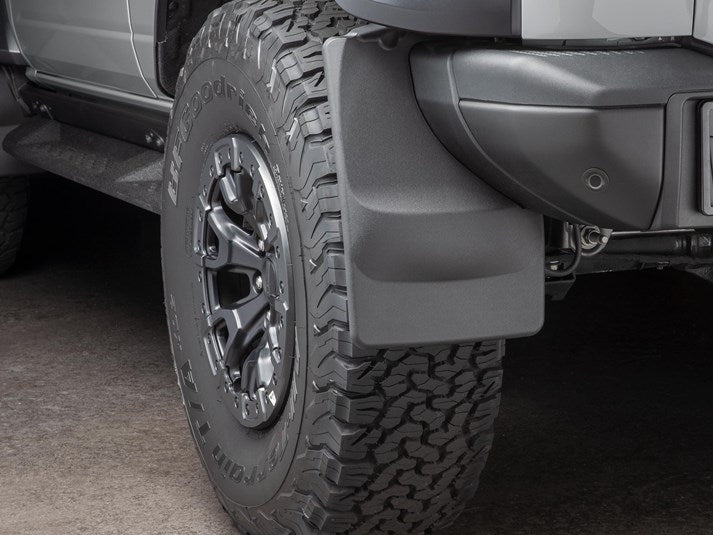 WeatherTech No Drill Front & Rear MudFlaps - 2022+ Bronco Raptor