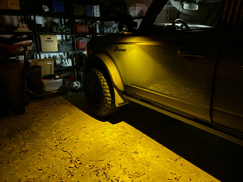 Puddle Light Covers (Amber or Yellow) - 2021+ Bronco