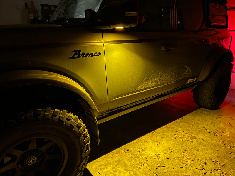 Puddle Light Covers (Amber or Yellow) - 2021+ Bronco