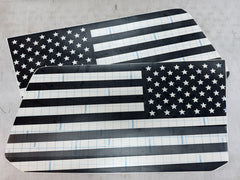 American Flag Rear Window Overlays - 2024+ Land Cruiser / GX 550