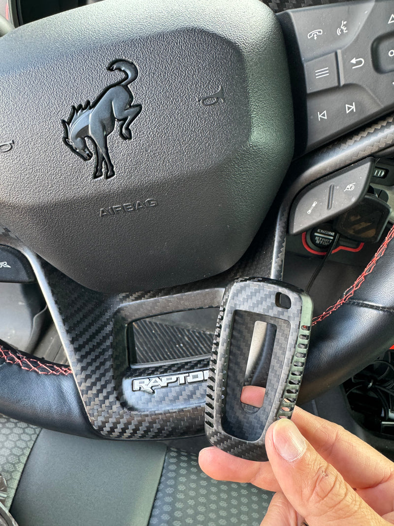 21 Offroad Carbon Fiber Key Case - 2021+ Bronco / 2018+ F150 Raptor / 2024+ Ranger Raptor - StickerFab