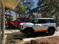 Retro Vintage Lower Door Protection - 2021+ Bronco - StickerFab