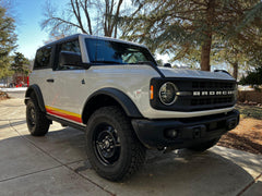 Retro Vintage Lower Door Protection - 2021+ Bronco - StickerFab