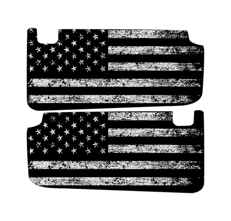 Freedom Series Sun Visor Overlays (Printed Series) - 2021+ Bronco