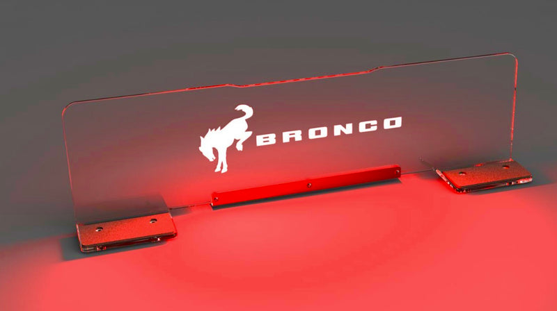 WindRestrictor Etched Acrylic Light Up Graphic Panel - 2021+ Bronco 4 Door