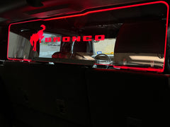 WindRestrictor Etched Acrylic Light Up Graphic Panel - 2021+ Bronco 4 Door