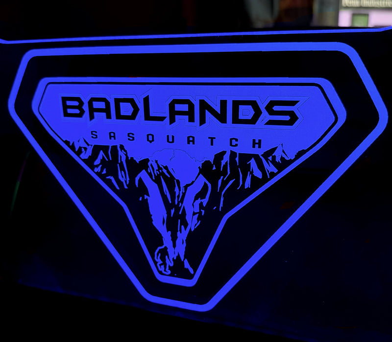 WindRestrictor Etched Acrylic Light Up Graphic Panel - 2021+ Bronco 4 Door