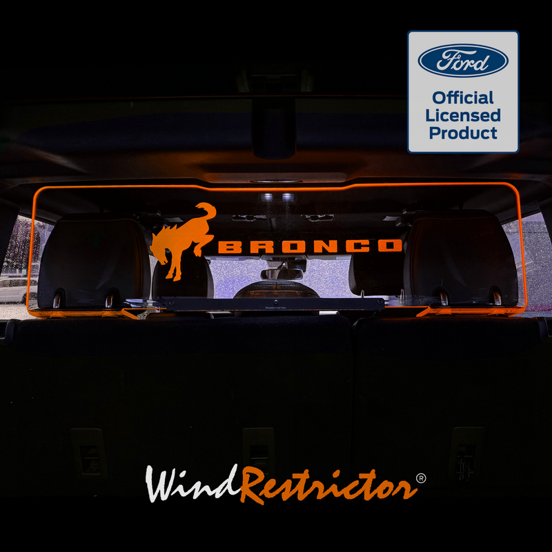 WindRestrictor Etched Acrylic Light Up Graphic Panel - 2021+ Bronco 4 Door