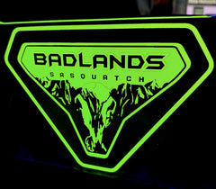 WindRestrictor Etched Acrylic Light Up Graphic Panel - 2021+ Bronco 4 Door