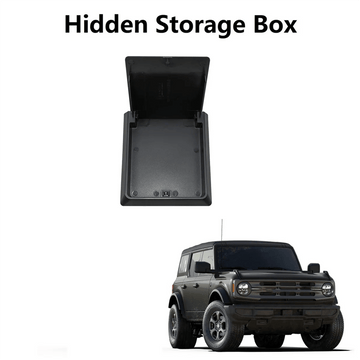 OSD Simple Hidden Storage Box for Center Console Lid - 2021+ Bronco - StickerFab