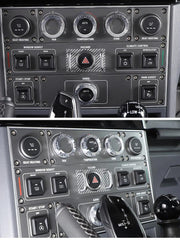 OSD Climate Control / Center Dash Aluminum Knob Rings - 2024+ Grenadier - StickerFab