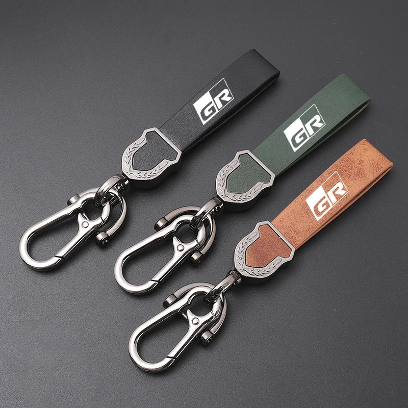 OSD "GR" Leather Keychain for Toyota GR86 / Corolla