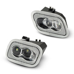 LED Mirror Puddle Lamps (Pair) - 2021+ Bronco - StickerFab