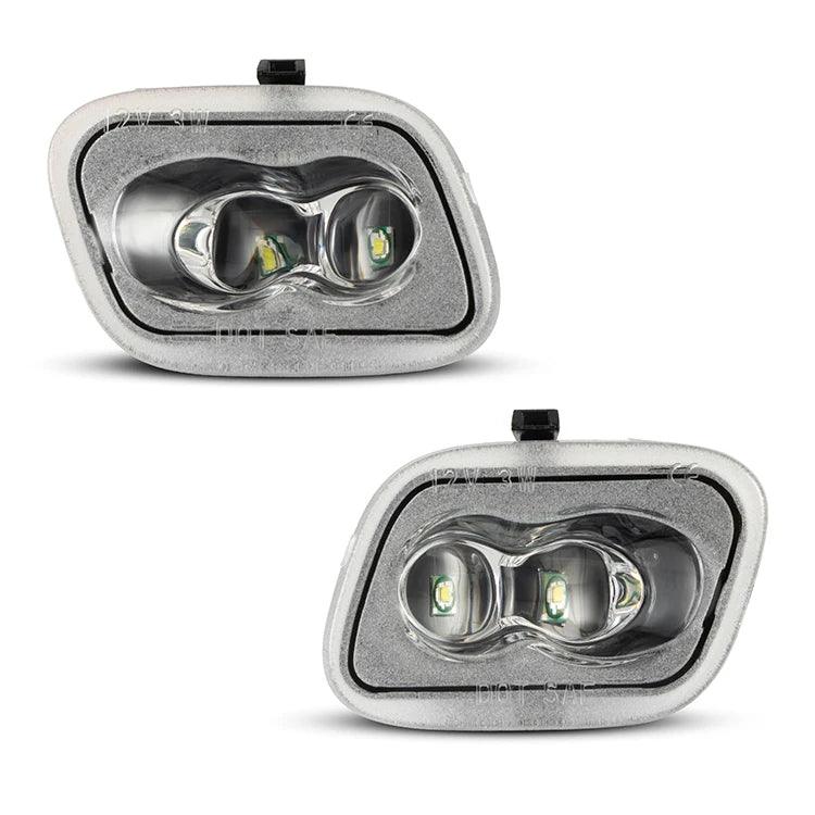 LED Mirror Puddle Lamps (Pair) - 2021+ Bronco - StickerFab