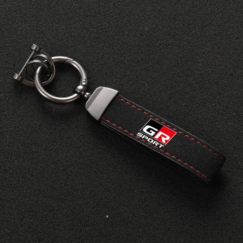 OSD "GR" Suede Keychain for Toyota GR86 / Corolla - StickerFab