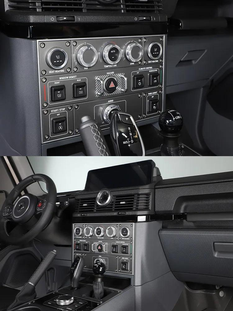 OSD Climate Control / Center Dash Aluminum Knob Rings - 2024+ Grenadier - StickerFab