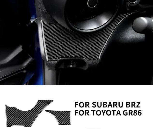 OSD Carbon Fiber Interior Trim Dash Pieces fits 2022+ BRZ / GR86 - StickerFab