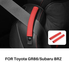 OSD Seatbelt Guide Strap Covers fits 2022+ BRZ / GR86 - StickerFab