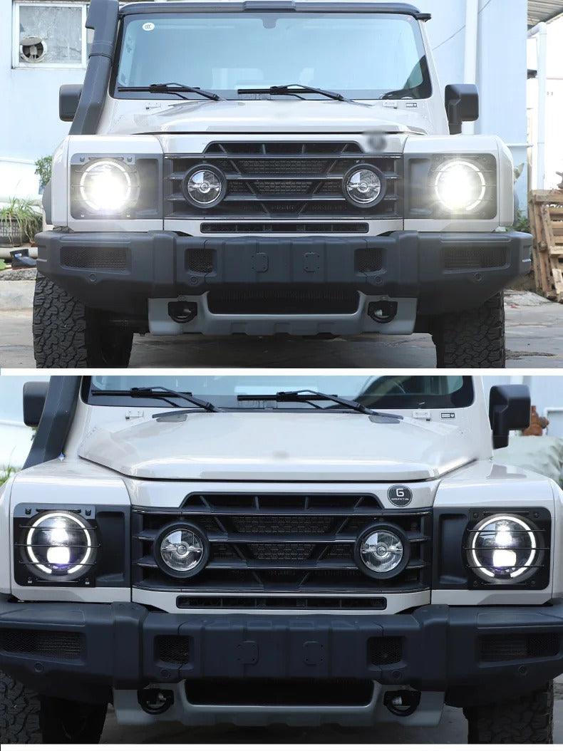 Steel Headlight Guards - 2024+ Grenadier - StickerFab