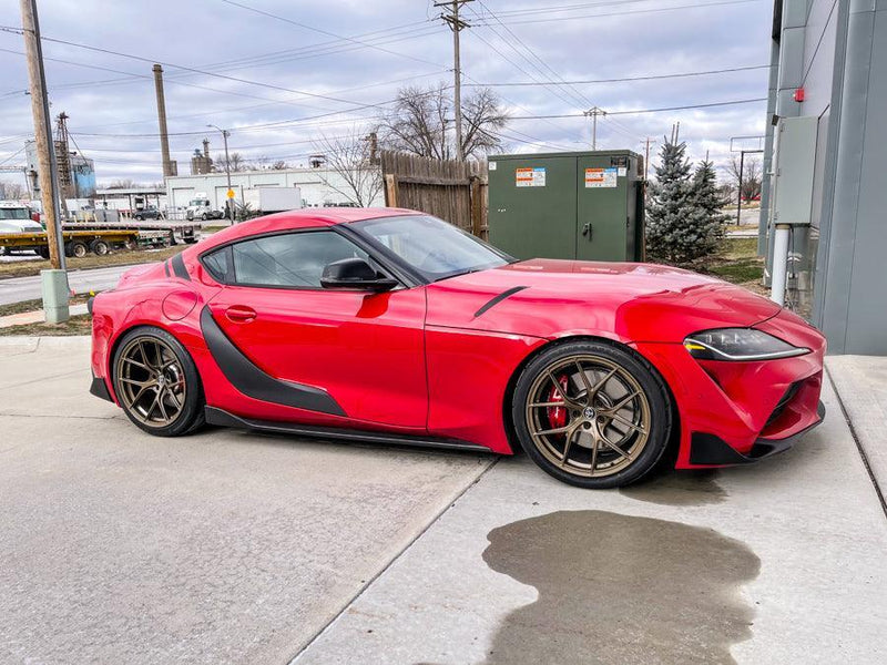 A91 Style Supra Rear Decklid Stripes - 2020+ Supra - StickerFab