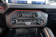 AC Controls Outline (Printed Series Vinyl) - 2021+ Bronco - StickerFab