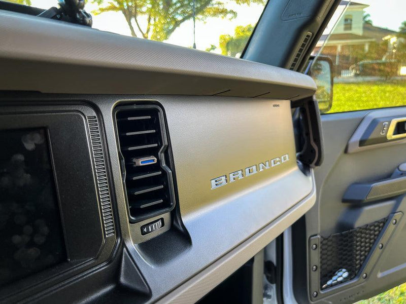 AC Vent Tab Inlays - 2021+ Bronco - StickerFab