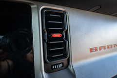 AC Vent Tab Inlays (Printed Series) - 2021+ Bronco - StickerFab