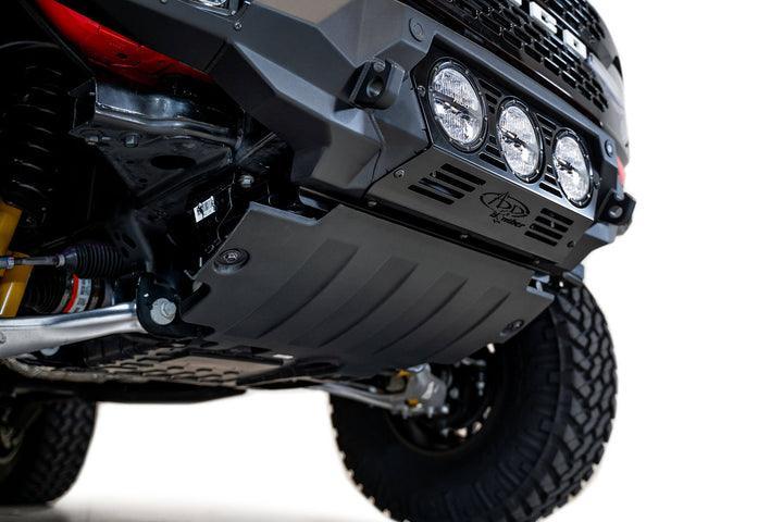 Addictive Desert Designs Bomber Front Bumper (Rigid) - 2021+ Bronco - StickerFab