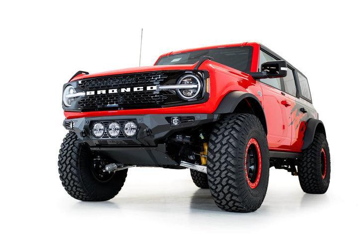 Addictive Desert Designs Bomber Front Bumper (Rigid) - 2021+ Bronco - StickerFab