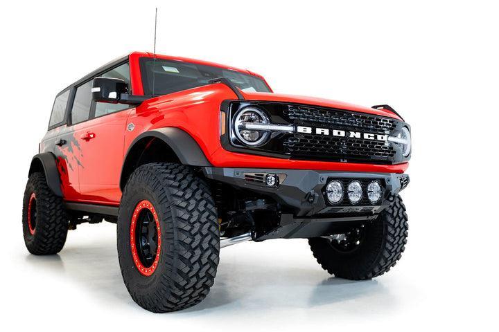 Addictive Desert Designs Bomber Front Bumper (Rigid) - 2021+ Bronco - StickerFab