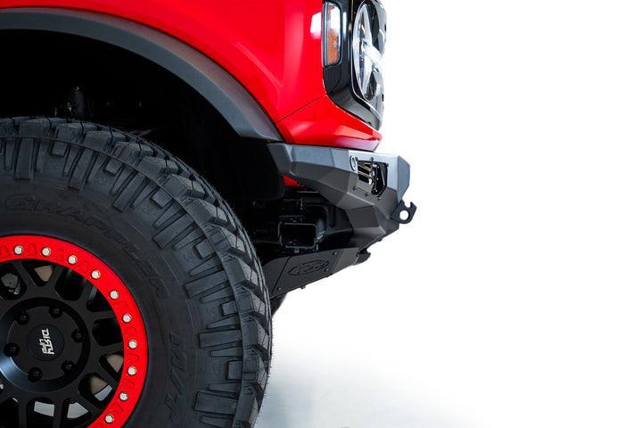 Addictive Desert Designs Bomber Front Bumper (Rigid) - 2021+ Bronco - StickerFab