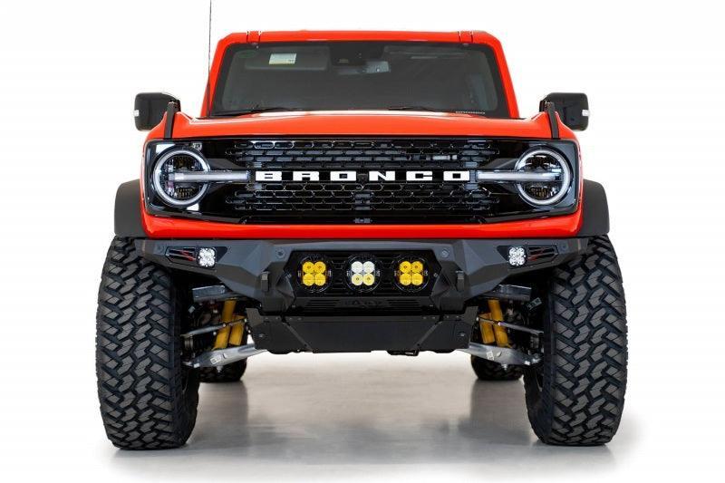 Addictive Desert Designs Bomber Front Bumper (w/ 3 Baja Designs LP4 Mounts) - 2021+ Bronco - StickerFab