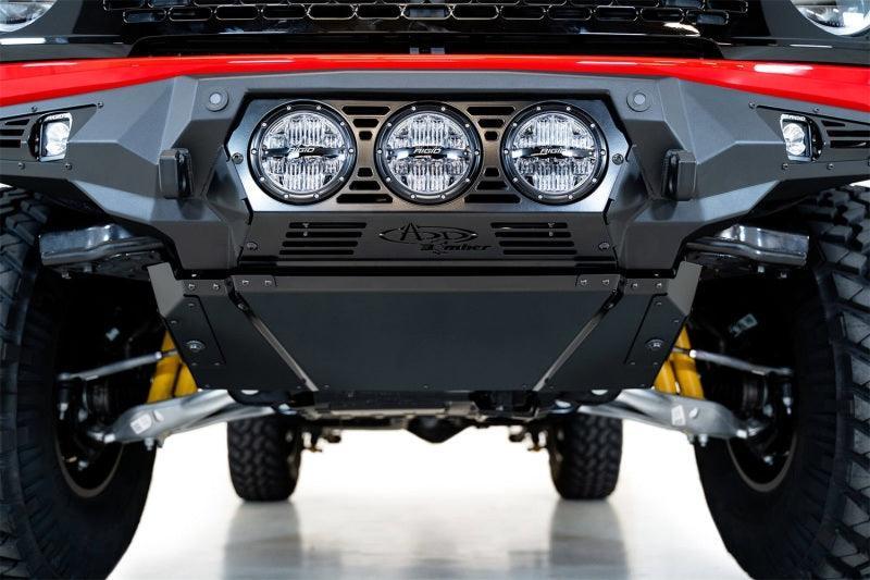 Addictive Desert Designs Bomber Skid Plate -2021+ Bronco w/ Bomber Front Bumper - StickerFab