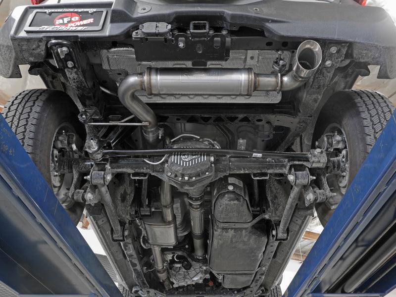 aFe Apollo GT 3in 409 SS Cat-Back Exhaust with Black Tip - 2021+ Bronco 2.3L / 2.7L - StickerFab