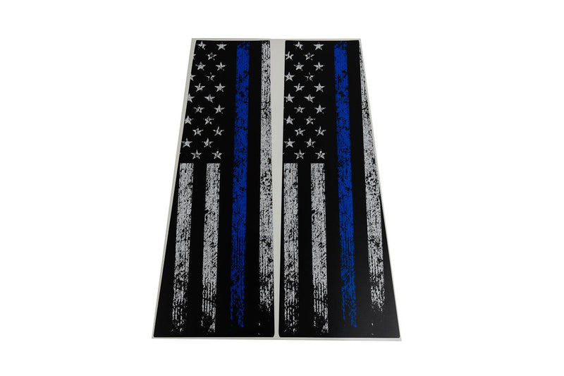 American Flag B Pillar Protection Kit (Printed Series) - 2021+ Bronco 4 Door - StickerFab