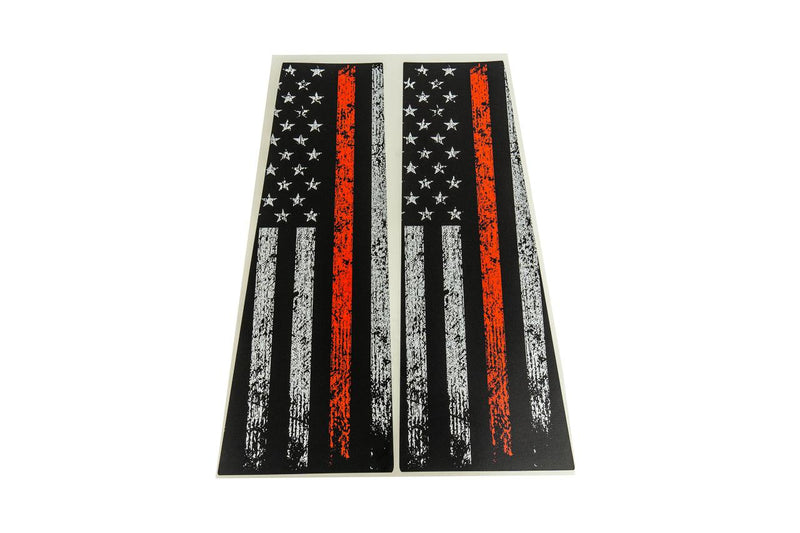 American Flag B Pillar Protection Kit (Printed Series) - 2021+ Bronco 4 Door - StickerFab