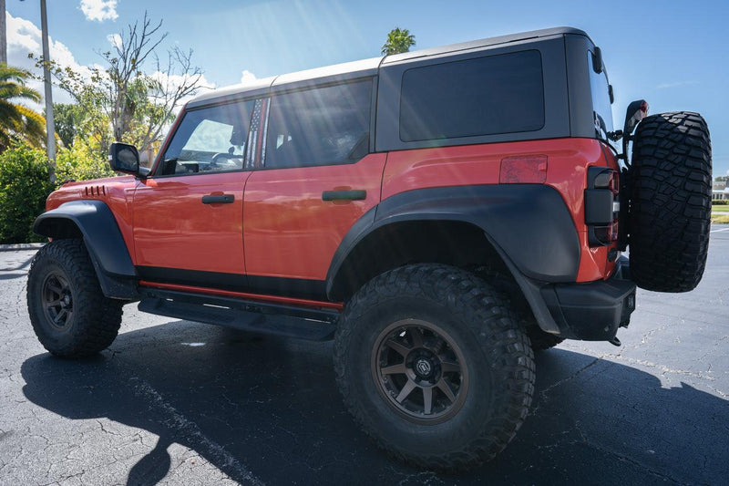 American Flag B Pillar Protection Kit (Printed Series) - 2021+ Bronco 4 Door - StickerFab