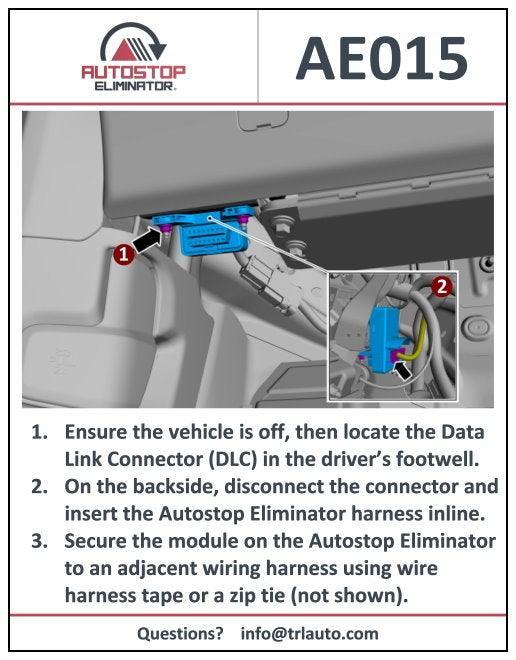 Autostop Eliminator for Disabling Automatic Start-Stop - 2021+ Bronco Sport / 2022+ Maverick / 2020-2021 Escape - StickerFab