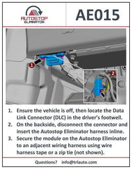 Autostop Eliminator for Disabling Automatic Start-Stop - 2021+ Bronco Sport / 2022+ Maverick / 2020-2021 Escape - StickerFab