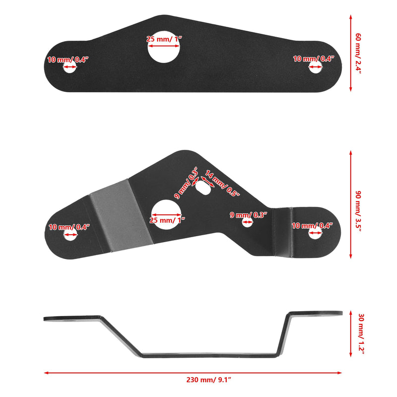 Auxbeam 3" Dual Pod Ditch Lights (White / Yellow) V1 - 2021+ Bronco - StickerFab