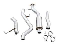 AWE Tuning 0FG Exhaust (No Tips) w/ Bash Guard - 2021+ Bronco 2.3L/2.7L - StickerFab