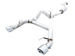 AWE Tuning 2021+ Ford Bronco 0FG Dual Rear Exit Exhaust w/4.5