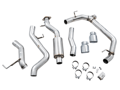 AWE Tuning 2021+ Ford Bronco 0FG Dual Rear Exit Exhaust w/4.5