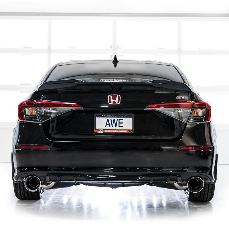 AWE Tuning FWD Touring Edition Catback Exhaust - 2023+ Integra 1.5L / Civic 1.5L - StickerFab