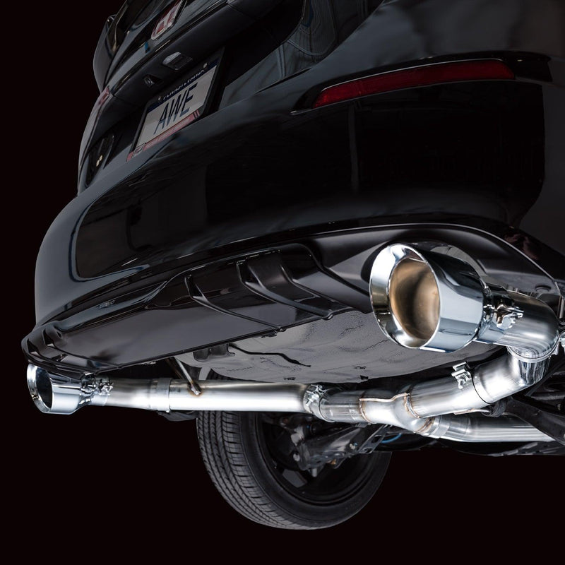 AWE Tuning FWD Track Edition Catback Exhaust - 2023+ Integra 1.5L / Civic 1.5L - StickerFab