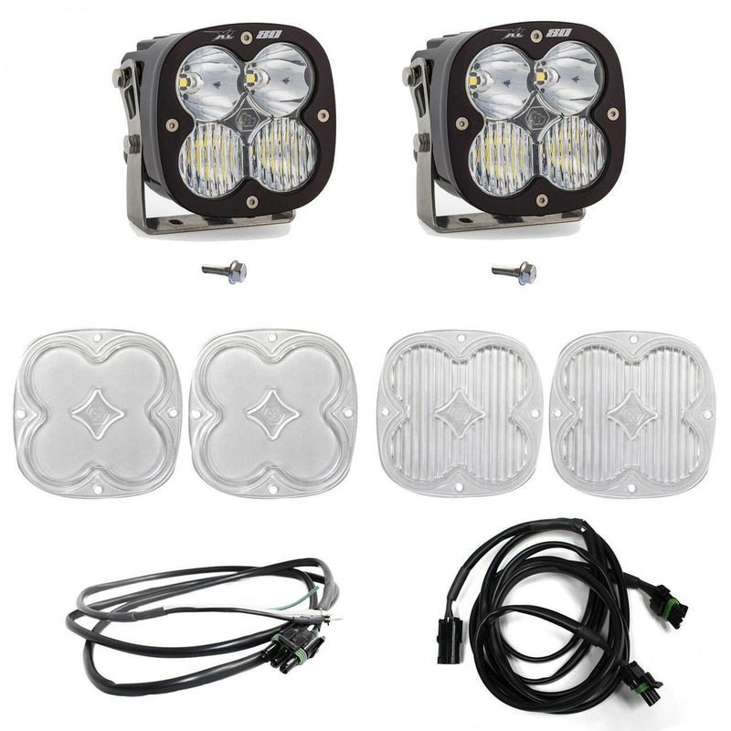 Baja Designs A Pillar XL80 Ditch Light Kits - 2021+ Bronco - StickerFab