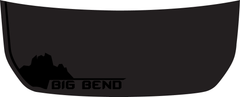 Big Bend National Park Stealth Hood Overlay - 2021+ Bronco - StickerFab